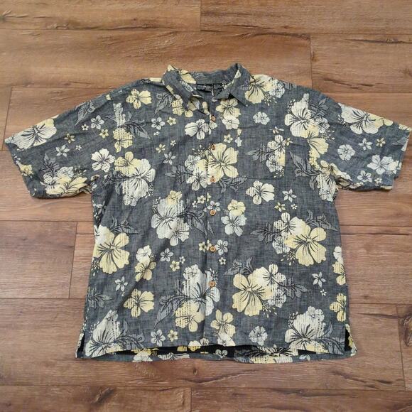 VTG OP Sport Hawaiian Men's XXL Short Sleeve Shirt Surf Skate Boxy Y2K - Picture 1 of 6